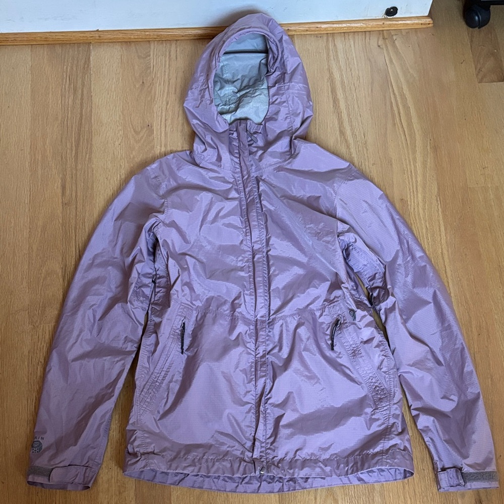 Mountain Hardwear Women's Lavender Wind and Rain Jacket XS